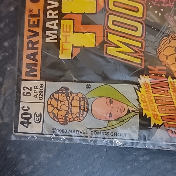 Vintage Marvel Comics: The Thing in Mortal Combat with the Moon Dragon Comic - Picture 5 of 5